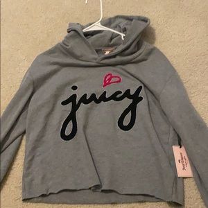Juicy couture cropped sweatshirt